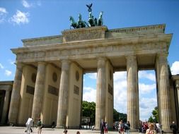 brandenburg gate landmark of Berlin