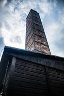 crematorium in a concentration camp in poland