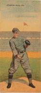 baseball on vintage postcard