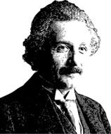 clipart of the einstein