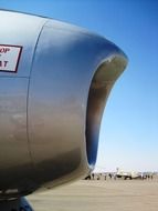 engine in the aircraft
