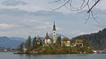 church on the island