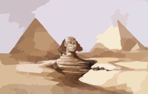 pyramids egypt drawing