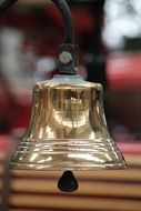 Shiny bell made of the gold