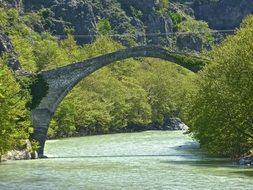 stone bridge in greece