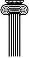 painted roman column