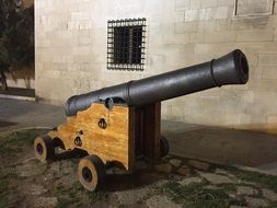 antique military cannon