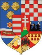 historical coat of arms of hungary in the picture