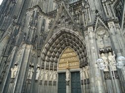 entrance to church in germany