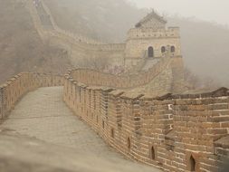 empty Great Wall of China