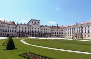 square in front of EsterhÃ¡zy Palace