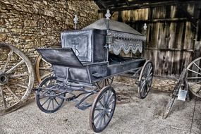 historical hearse like painting