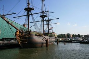 historic ship in Amsterdam