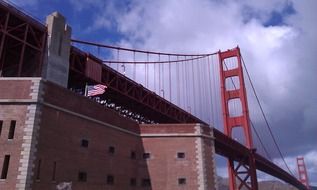 cables on the golden gate bridge