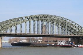 Hohenzollern Bridge - steel arch railroad bridge