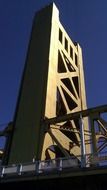 tourist sight of gold bridge in sacramento