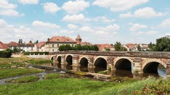 stone bridge in the province of france