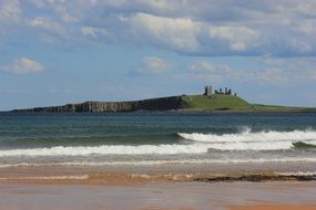 panorama of Dunstanburgh castle