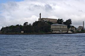 Alcatraz Island is located in the San Francisco Bay