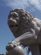 lion statue in St. Augustin