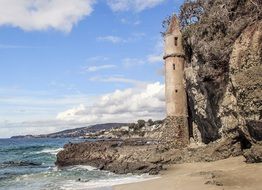 castle tower beach