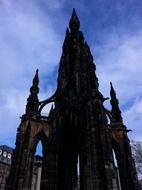 beautiful castle in Edinburgh, Scotland