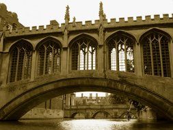 picture of the bridge in Cambridge