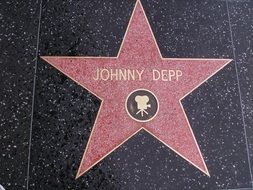 johnny deppâs star on hollywood walk of fame