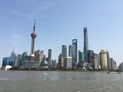 Cityscape of Shanghai city