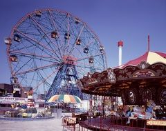Attractive amusement park in New York
