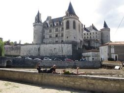 facade of the French royal castle