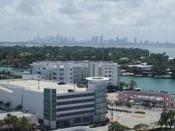 landscape of miami beach in Florida