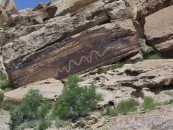 rock petroglyphs in san rafael swell