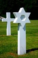 crosses in the cemetery