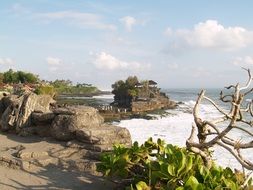 temple on the rocks in Bali