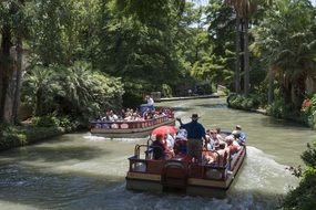 The San Antonio River Walk is a network of walkways along the banks of the San Antonio River