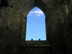 window on a castle