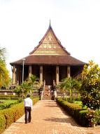 buddhism temple in laos