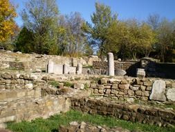 ruins in tarnovo, bulgaria