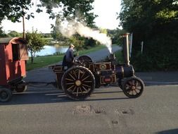 steam engine tractor in england