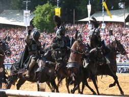 knights tournament as a show