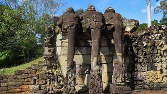 history of Cambodia Angkor temple