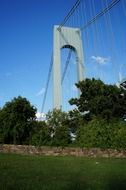 structure of suspension bridge