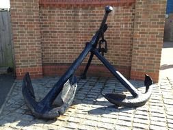 anchor antique statue