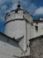 fortress with white walls in austria