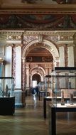 exhibition in Louvre palace, france, Paris