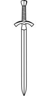 sword edged drawing