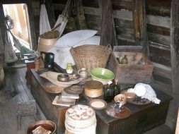 Crockery on the table