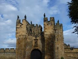 alnwick castle gate, uk, england, Northumberland