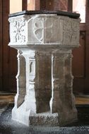 font in the Evangelical Lutheran Cathedral